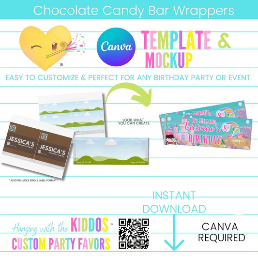 Party Favor Template & Mockup Bundle