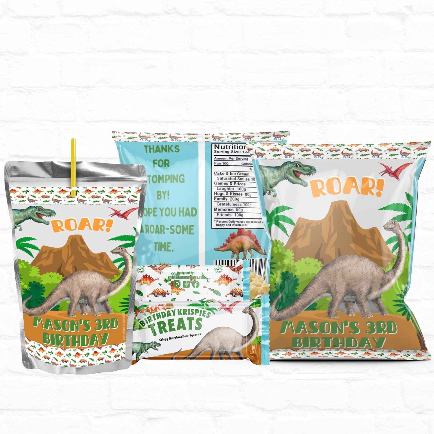 Dinosaur Birthday|Custom Party Bundle