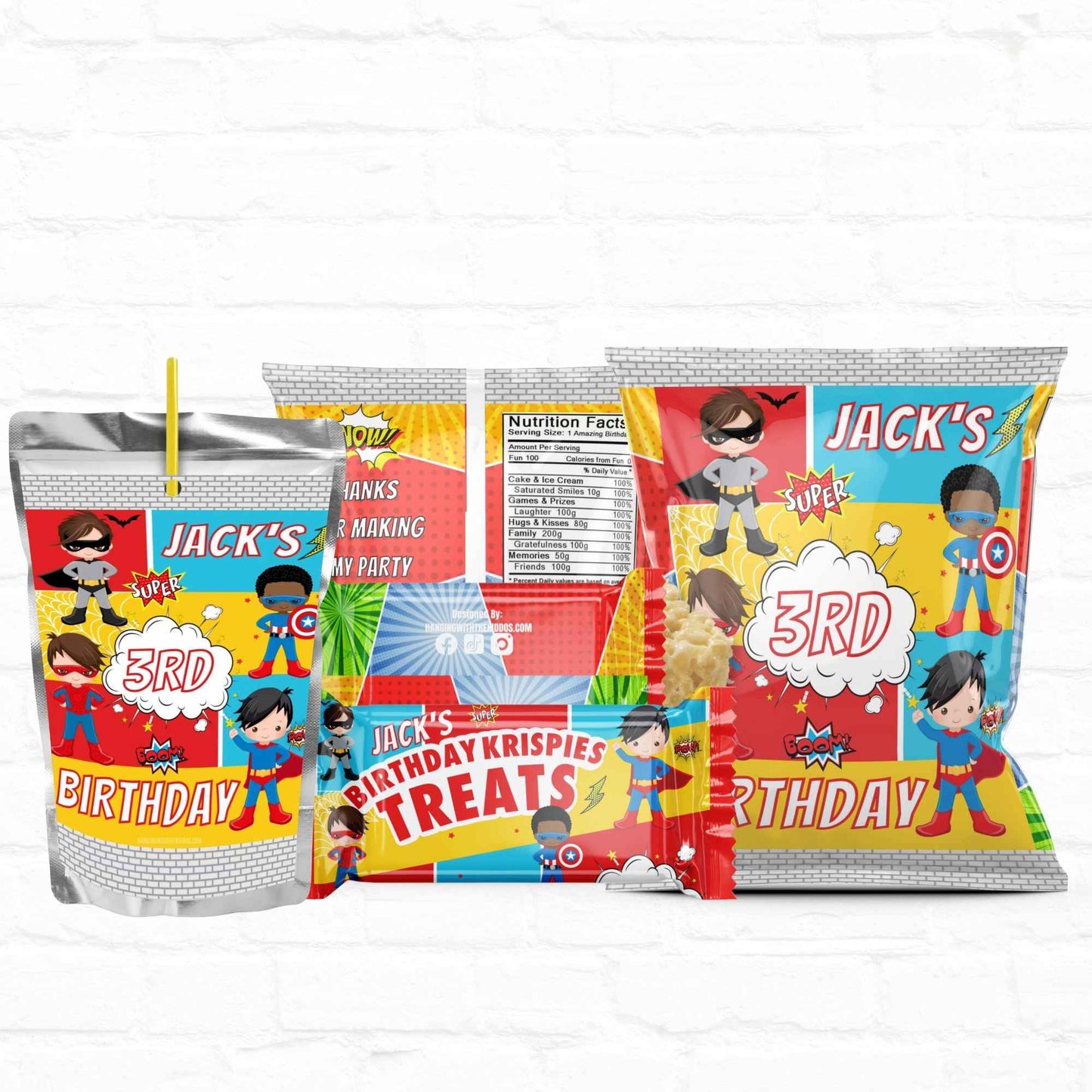 Superhero Birthday |Custom Party Bundle