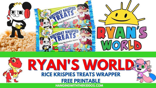 Free Ryan’s World Krispies Treats Wrapper Party Printable
