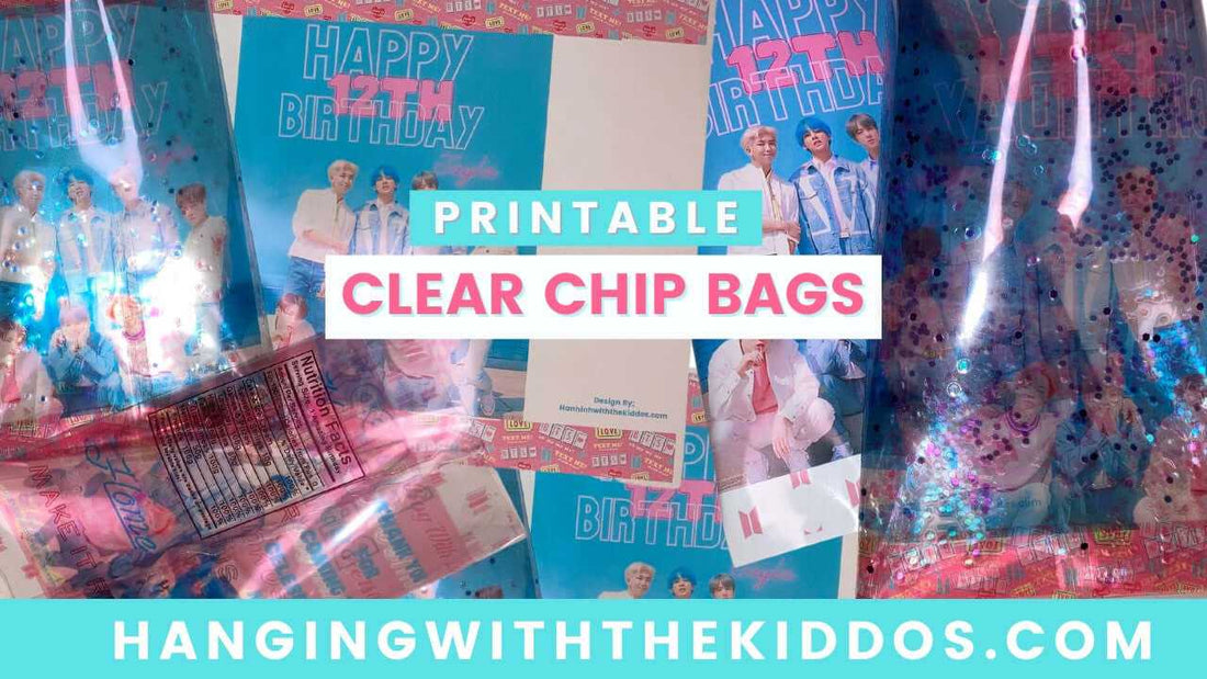 Printable Clear Chip Bags Video Tutorial