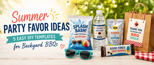 Summer Party Favor Ideas: 5 Easy DIY Templates for Backyard BBQs