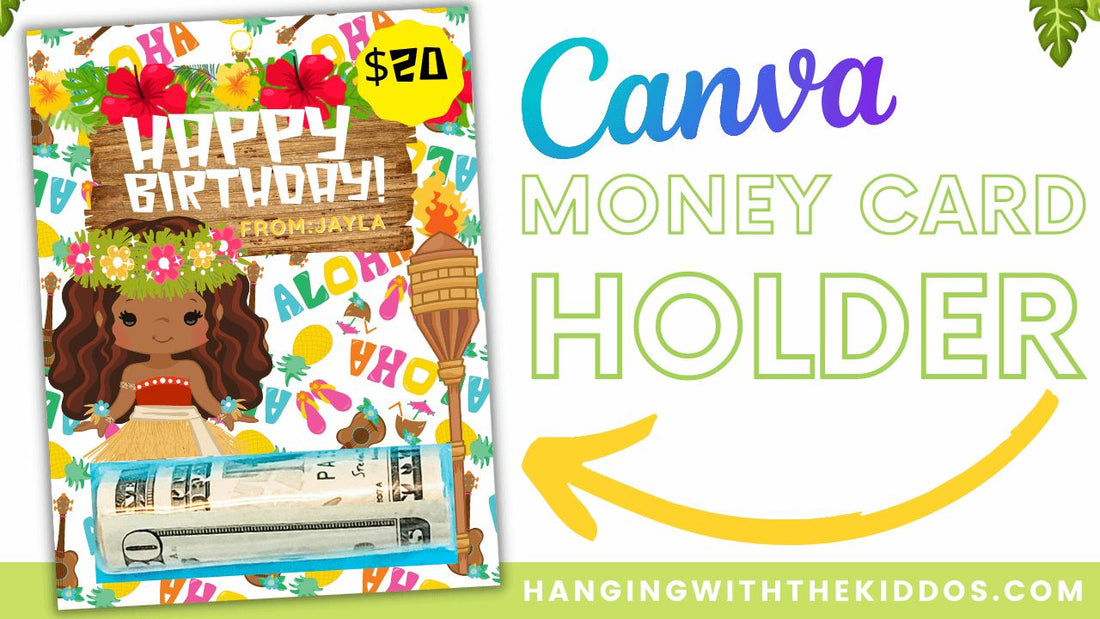 How to make a Money Card Holder Canva Tutorial