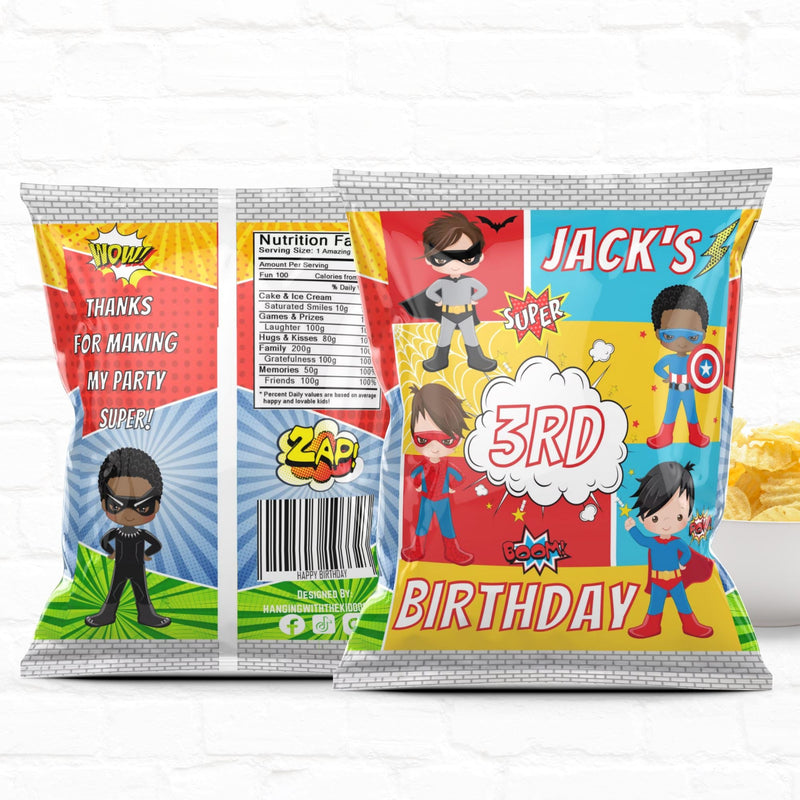 Superhero Birthday Printables