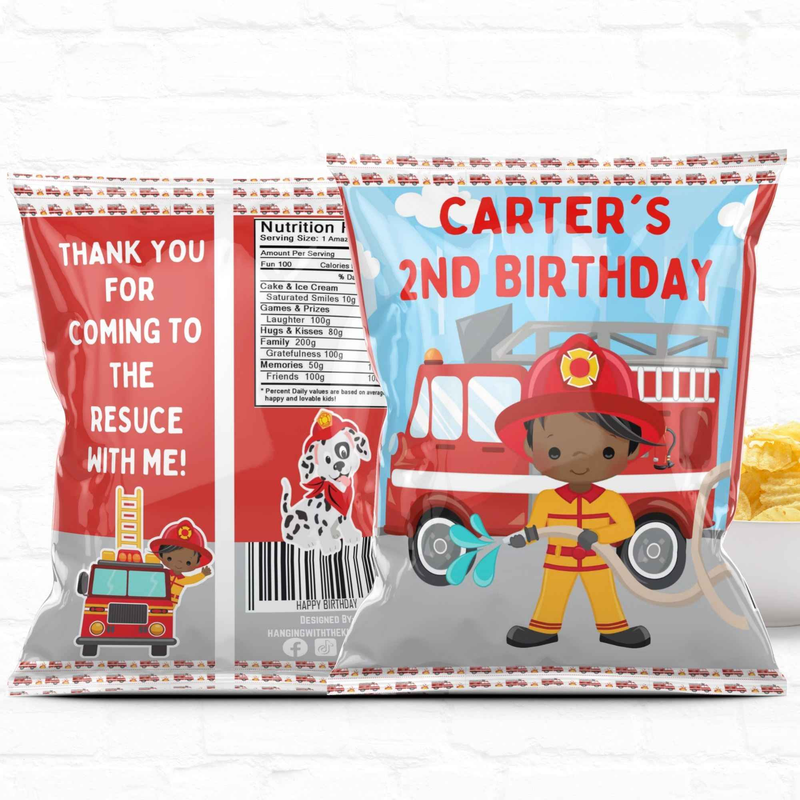 Firefighter Birthday Printables
