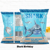 Shark Birthday Party Printables
