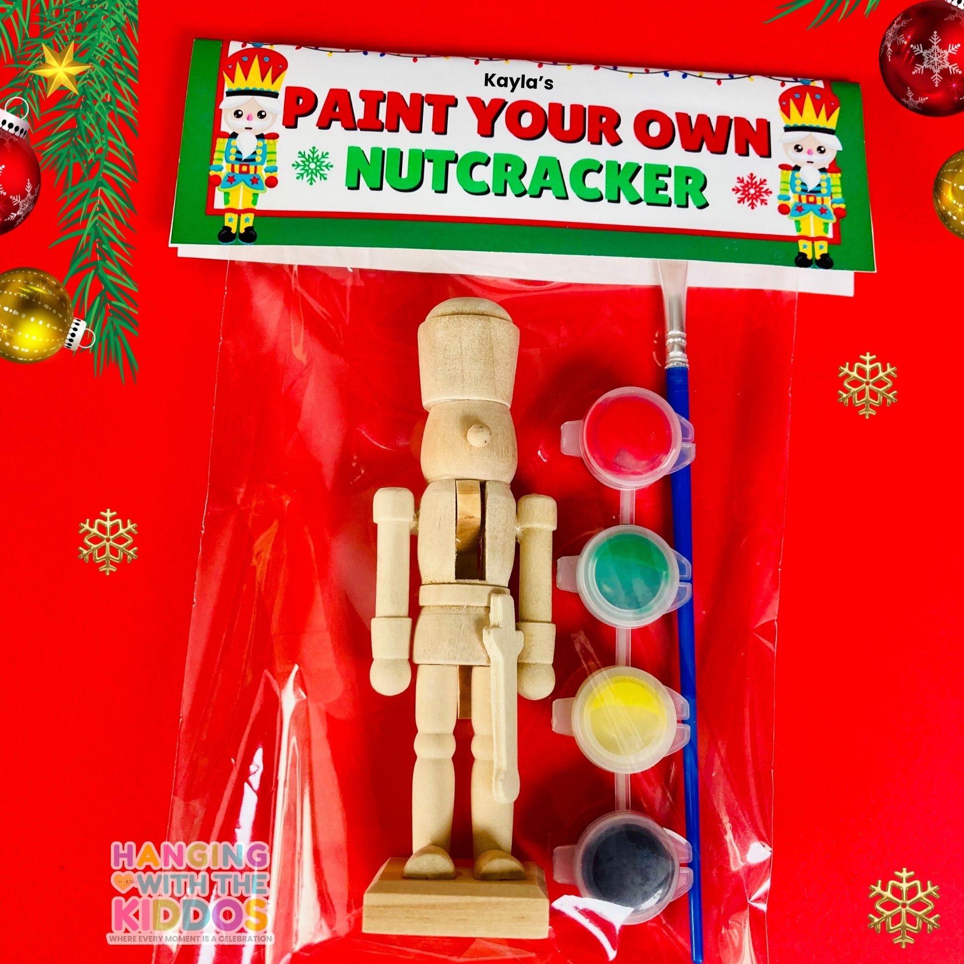 Paint Your Own Nutcracker Kit
