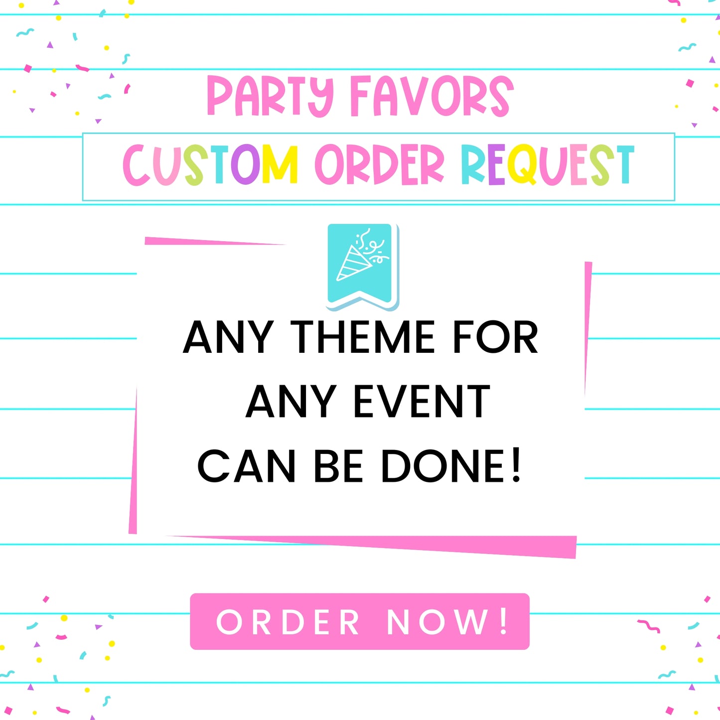 Custom Party Favors - Personalized Treat Bags & Labels for Any Event