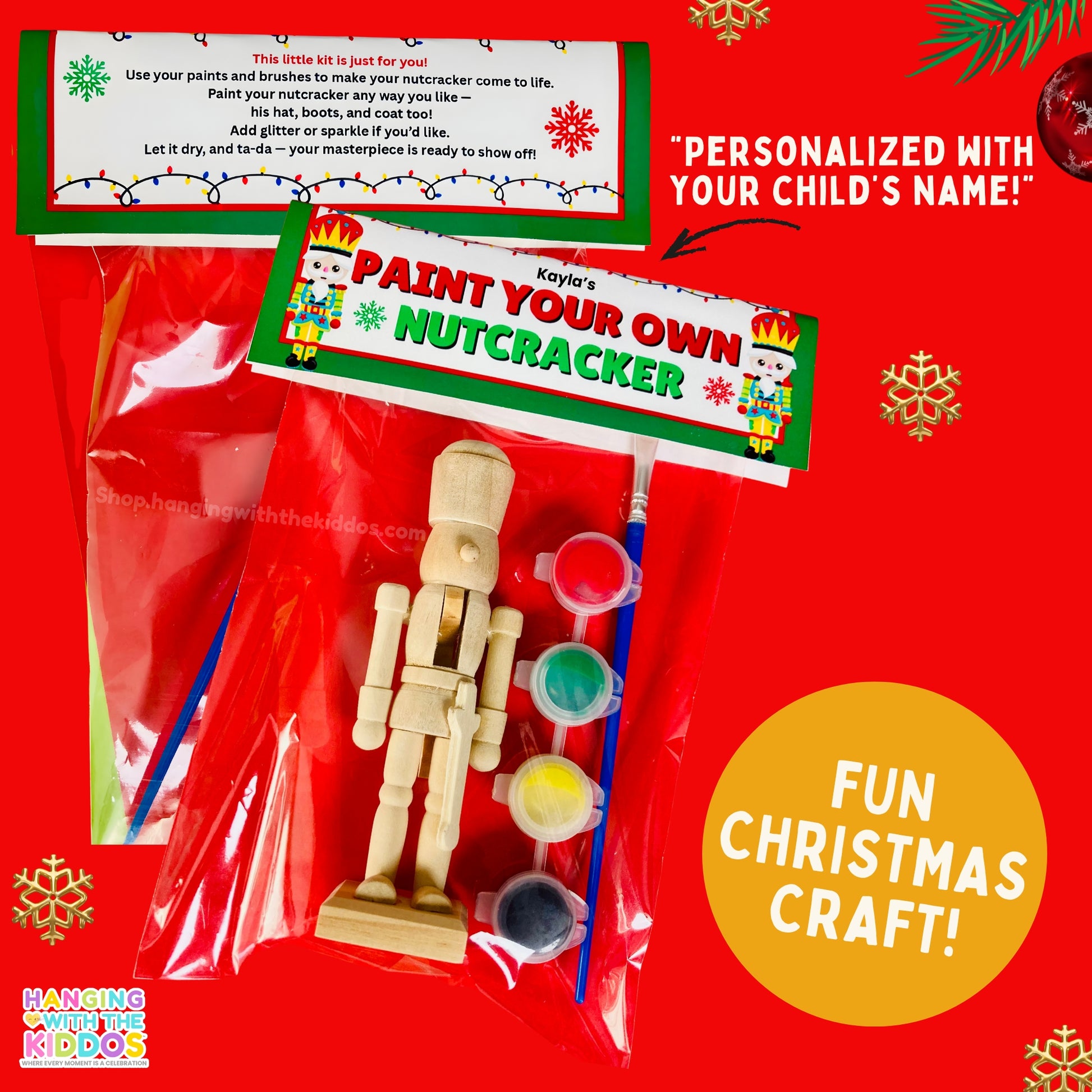 Paint Your Own Nutcracker Kit