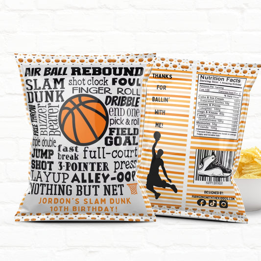 Customizable Basketball Goodie Bags