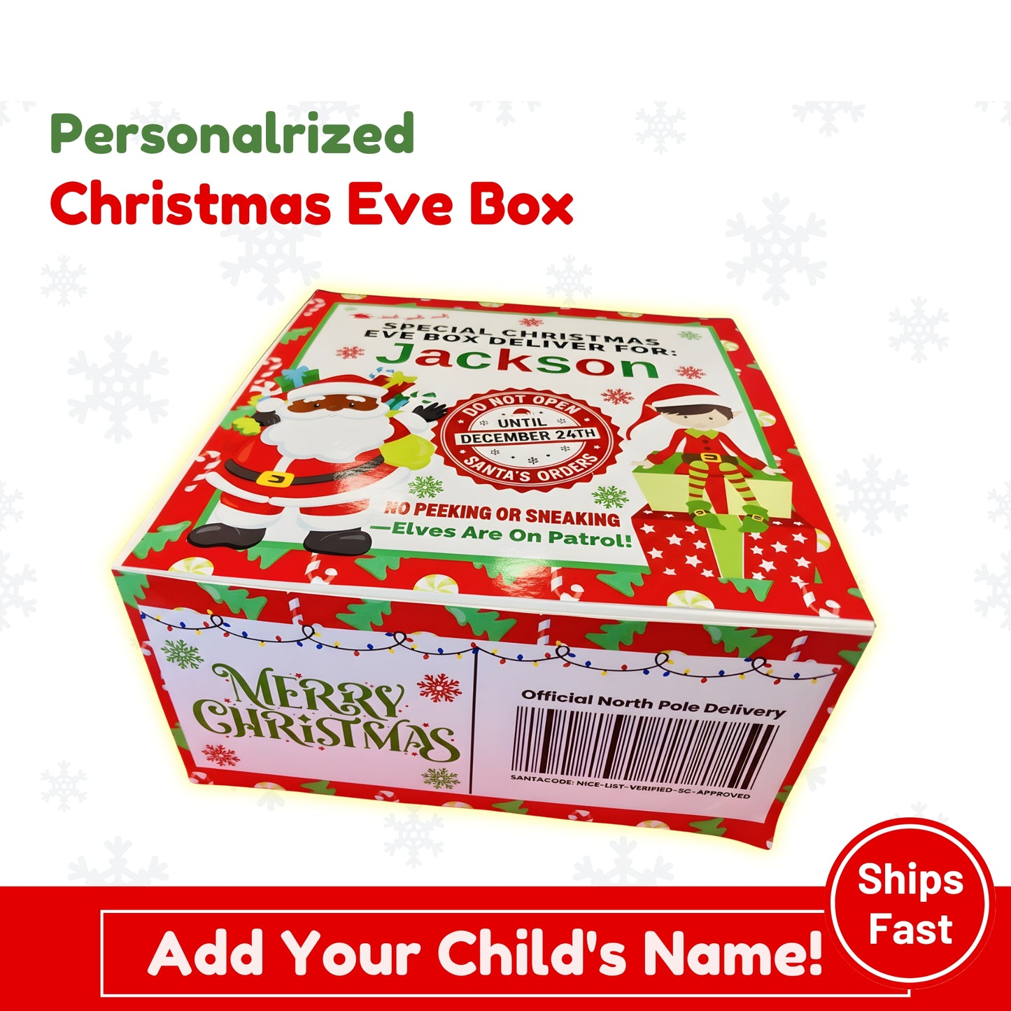 Personalized Christmas Eve Box