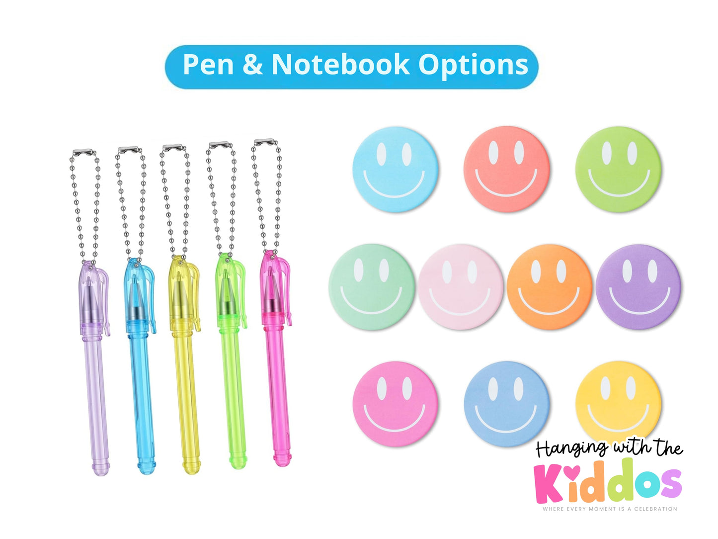 Personalized Smiley Face Birthday Party Favors