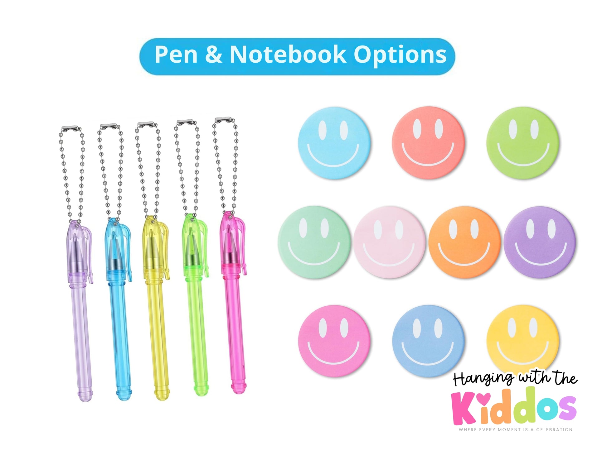 Personalized Smiley Face Birthday Party Favors