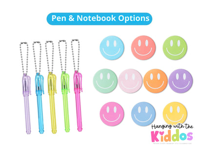 Personalized Smiley Face Birthday Party Favors
