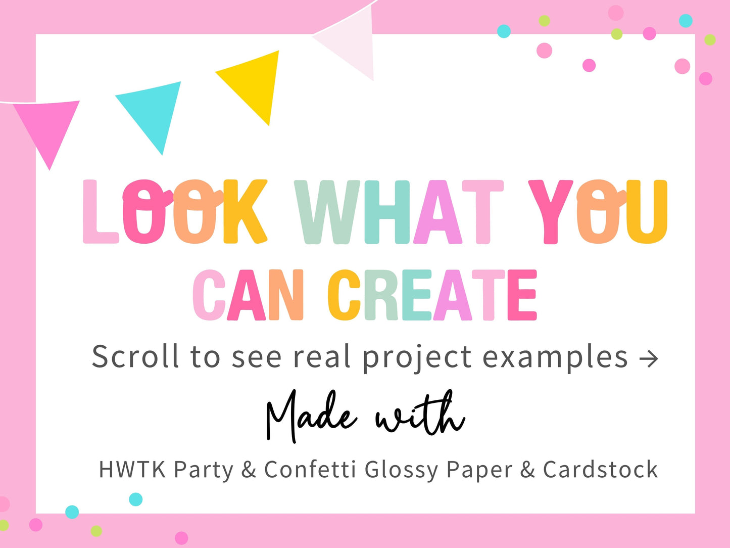 Party Favor Printing Starter Kit (3 Pack) – Glossy Paper + Printable Vinyl + Glossy Cardstock, 8.5x11