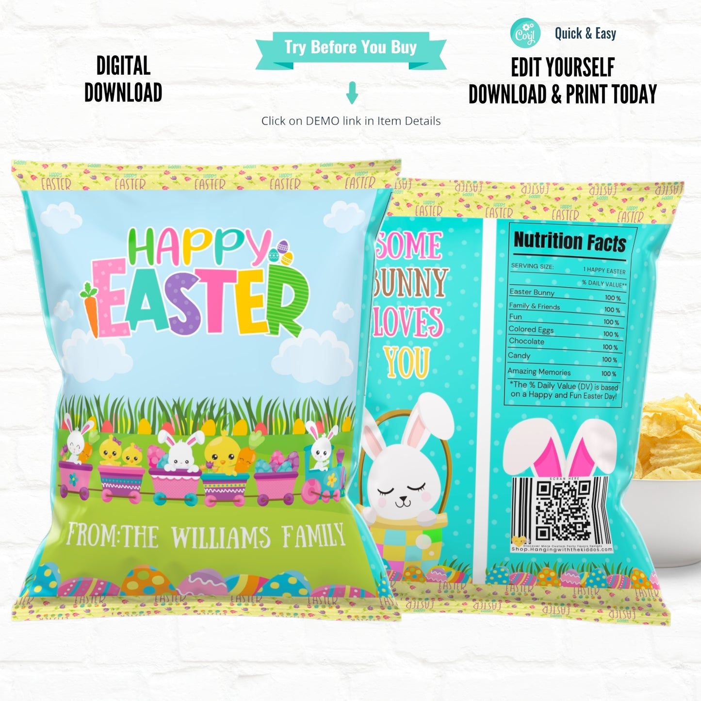 Personalized Easter Treats Bundle