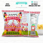 Circus Party Favors Personalized Chip Bag Template |Printable File