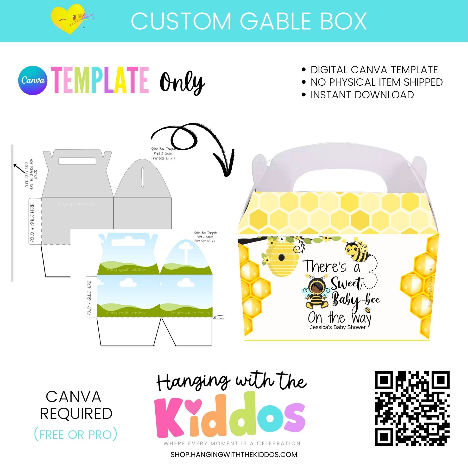 Custom Gable Box Template