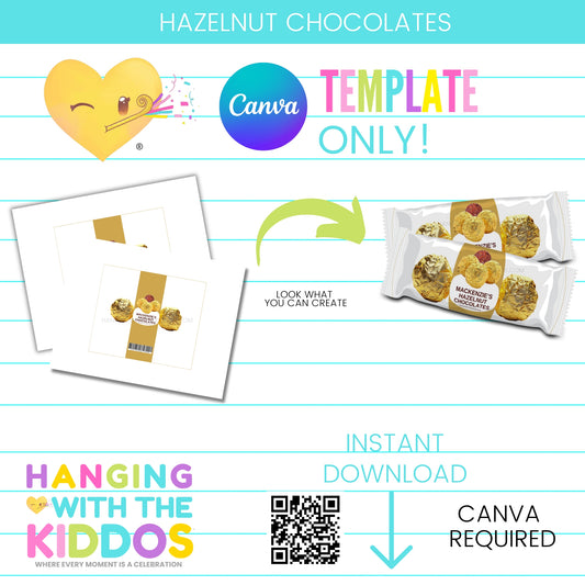 Hazelnut Chocolates Canva Template