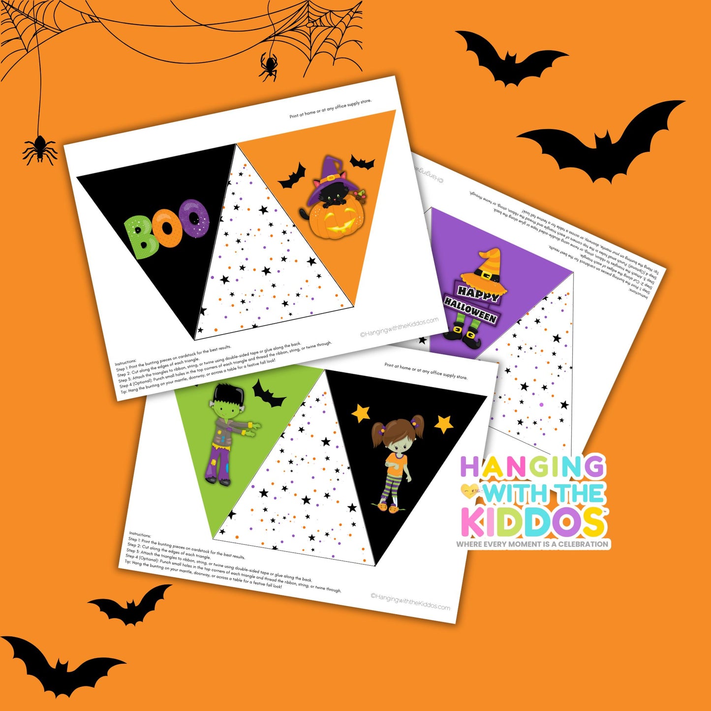 Halloween Bunting Banner Printable