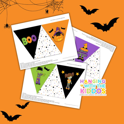 Halloween Bunting Banner Printable