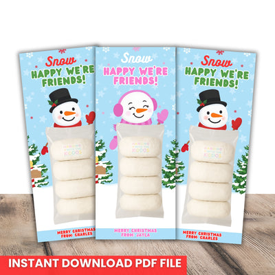 Snowman Donut Gift Tag