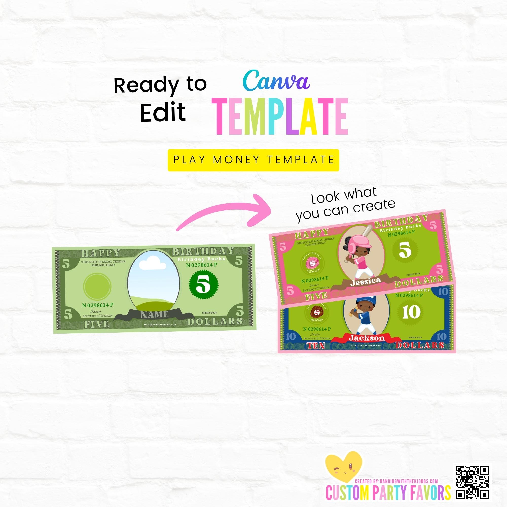 Customizable Play Money Template Hanging With The Kiddos customizable-play-money-template-hanging-with-the-kiddos