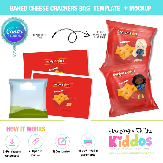 Baked Cheese Crackers Template