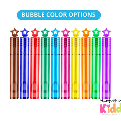 Personalized Nativity Bubble Wand Party Favors