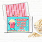 Personalized Valentine’s Exchange Popcorn Bag Favors