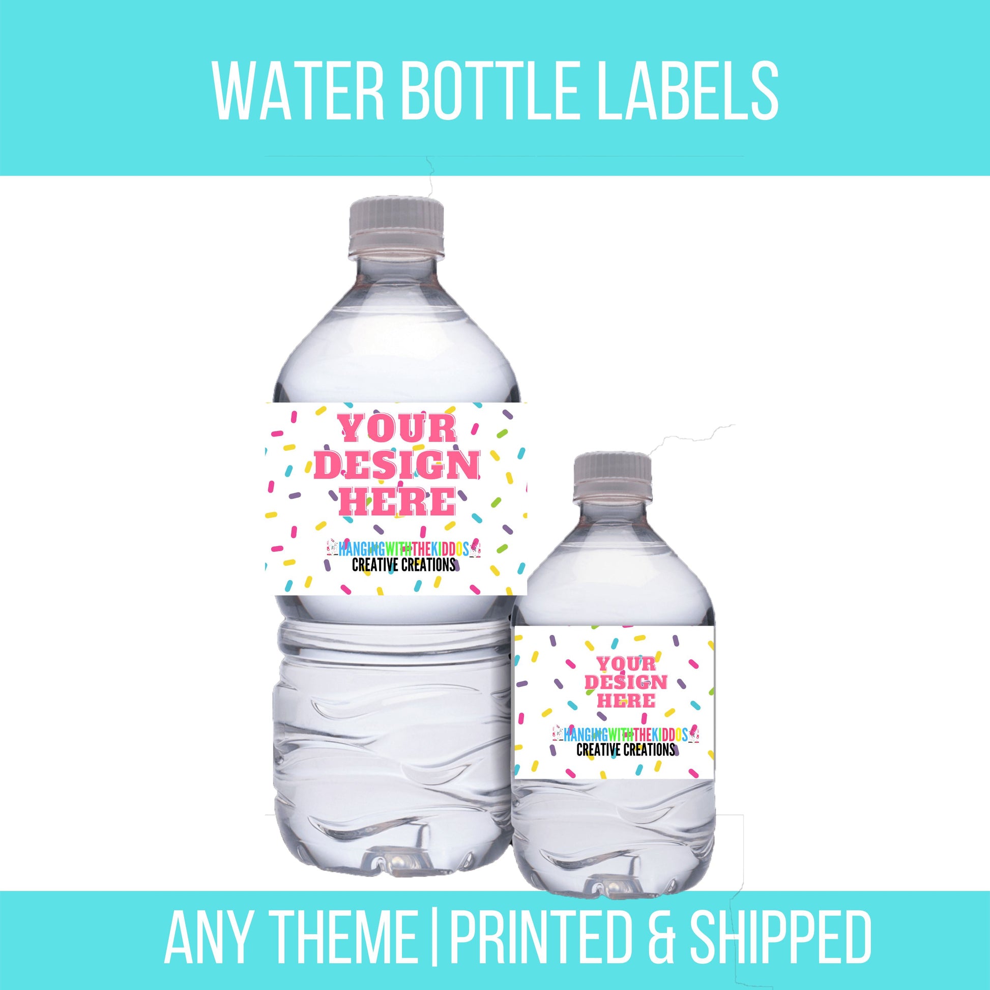 Water Bottle Labels | Custom Party Favors