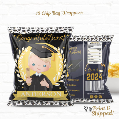 Graduation Personalized Custom Party Favors Bundle Boy 03