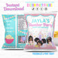 Tween Slumber Party Birthday Personalized Chip Bags| Instant Download
