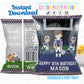 Football Birthday Party Favors Personalized Chip Bags Instant Download 02