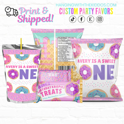 Donut Birthday Sweet One|Custom Party Bundle