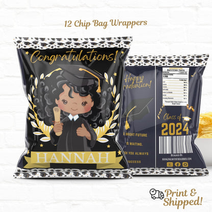 Graduation Personalized Party Favors Bundle Girl 2