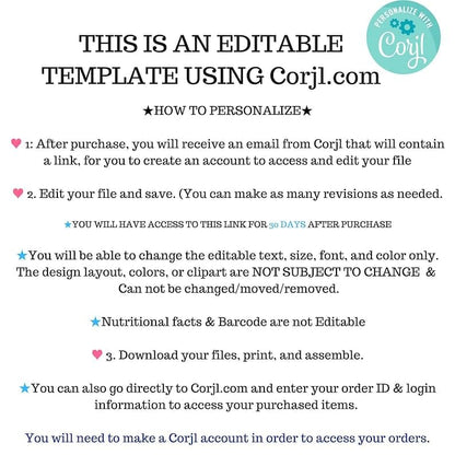 Girls Pool Party| Chip Bags Party Favors Bags| Summer Party Goodie bags Personalize & Print Today Get your Instant Download Now!