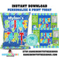 Slime Birthday Party Custom Treat Bags Favors | DIY Slime Party Chip Bags